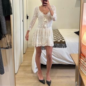 LoveShackFancy Deeba Cream Dress